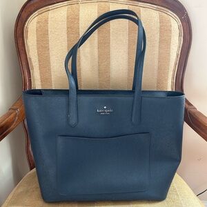 Kate Spade Navy Blue Tote Bag